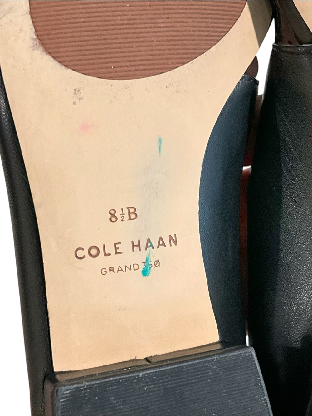 Cole Haan Viola Skimmer Flat in Black Women’s Size 8.5 - Picture 11 of 12